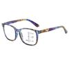 Trends Printed Multifocal Reading Glasses Women Men Anti Blue Light Eyeglasses Fashion Multifocal Degree Glasses Near and Away