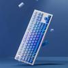 Xiaomi 130+ Keys Gradient Blue Shine Through Keycaps OEM Profile RGB Backlit PBT Double Shot Keycaps for MX Switches Gaming Keyboards