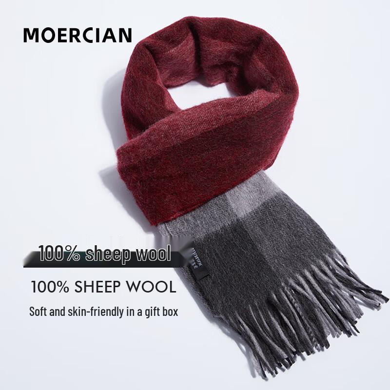 Murthy Men's Pure Wool Winter Scarf