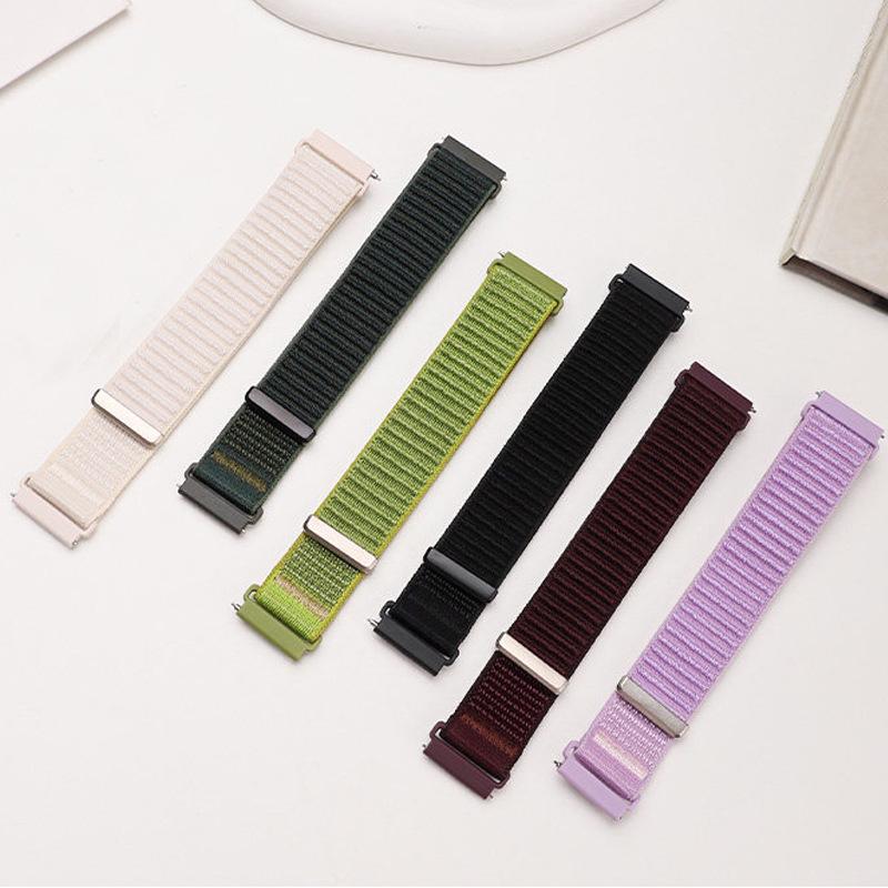 Nylon Woven Velcro Strap for Huawei GT5 & Apple iWatch Series