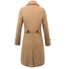 Men's Multi-color Wool Mid-length Windbreaker Coat