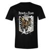 Attack On Titan Anime Levi Allen Wings of Freedom Surrounding Tshirt Short Sleeved Men and Women Summer Pure Cotton Loose Top