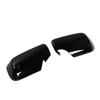Glossy Black Mirror Cover Caps Protective ABS Left Right Side Door Rearview Mirror Covers Replacement for 3 Series E46