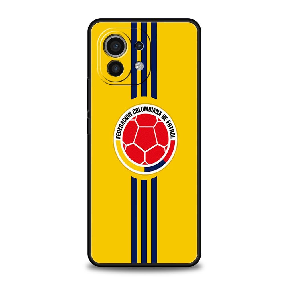 Colombia Flag Phone Case For Xiaomi Poco X3 NFC M3 M4 F4 X4 Pro 5G F3 GT Mi 12 11T 10 9T 10T Lite 11 Ultra Silicon Black Cover
