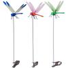 1Pc/4Pcs Simulation Dragonfly Clip Bug Deterrents Realistic Dragonfly Hat Clip Bug Repellent Dragonfly Home Garden Decor