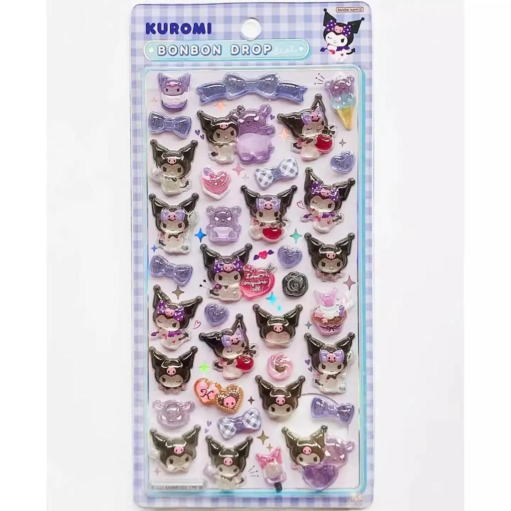 Hello Kitty Hangyodon Three-Dimensional Relief Crystal Sticker Diy Phone Case Notebook Camera Decorate Girl Birthday Gift