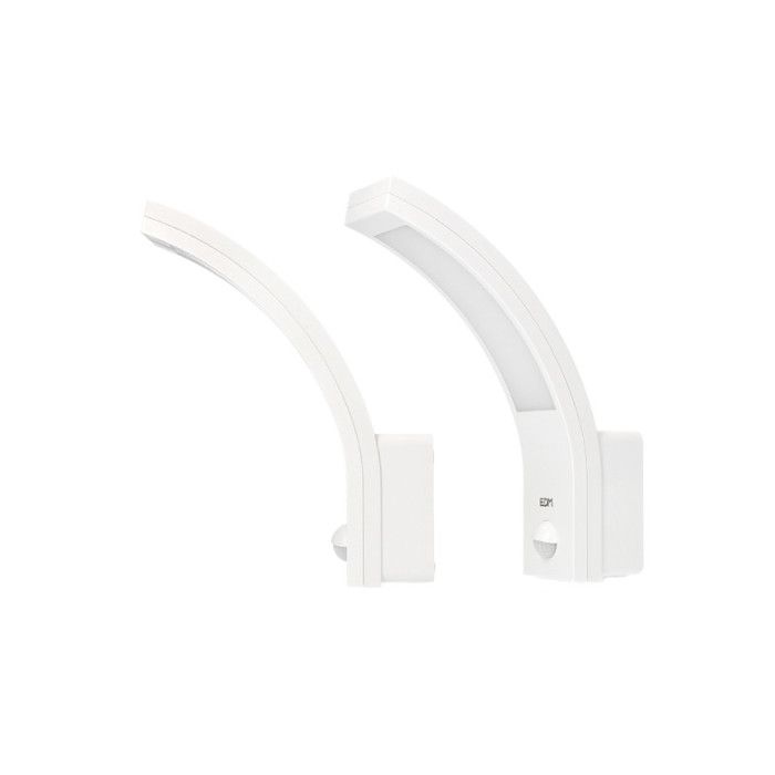 Venkovní nástěnné svítidlo se senzorem LED EDM 10W 4000K 750 lumenů 250x188x66mm