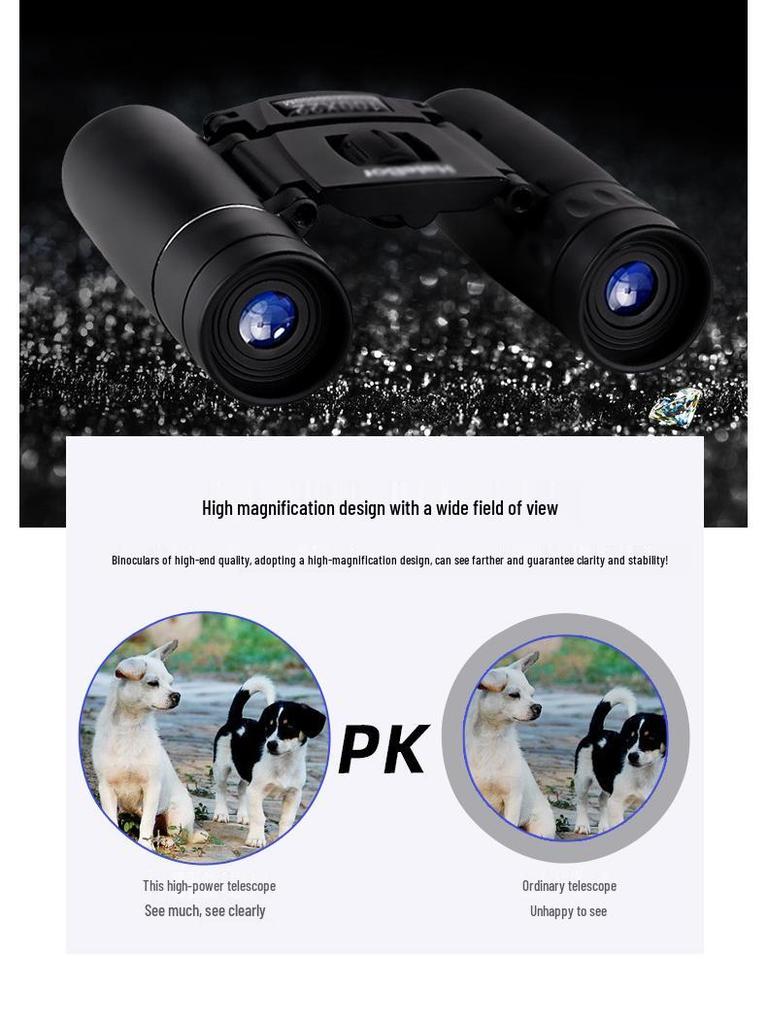 High Power 40X22/8X21 HD Outdoor Mini Portable Binoculars