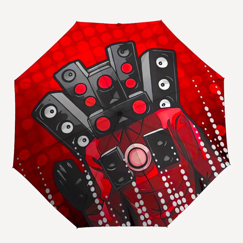 1 шт. Зонт-трость с рисунком перчаток, маленький, компактный, ветрозащитный, автоматическое складывание, автоматическое открытие/закрытие, подарок-85