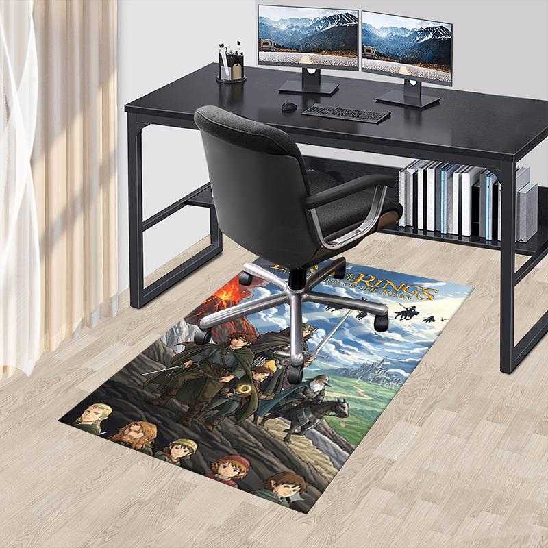 1pc Lord of the Rings Return of the King Carpet, for Home & Office Decor, Desk Chair Carpet, Festive Gift,Conference Room CarpetL1239