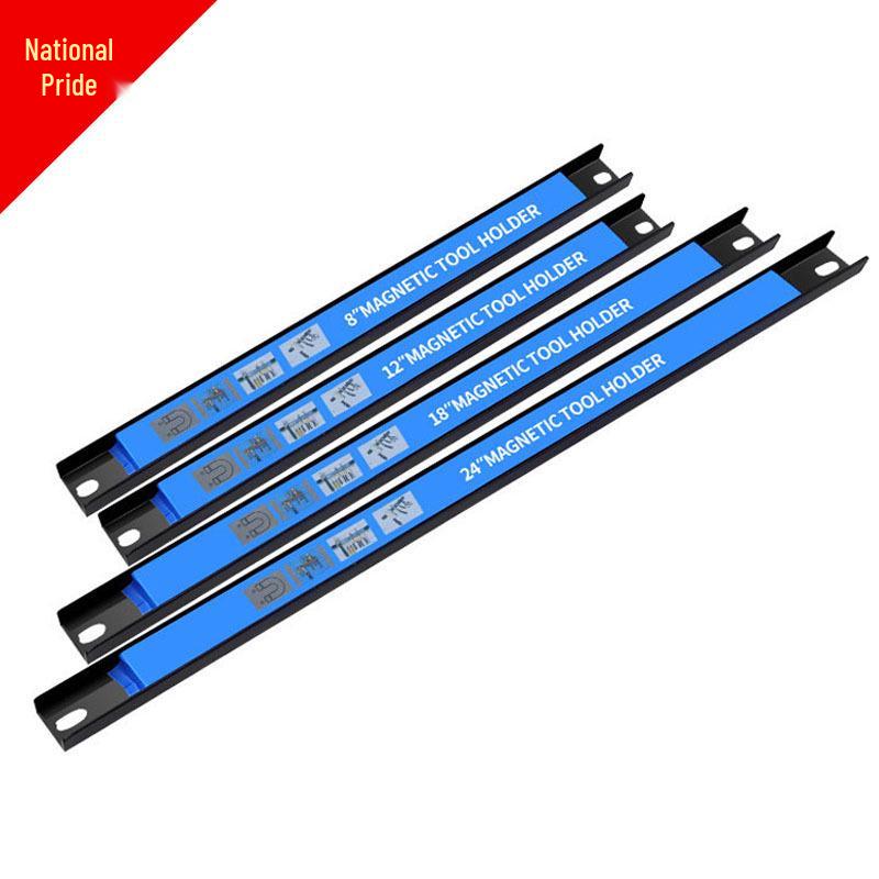 Magnetic Tool Holder Strip: Strong Suction Kitchenware Storage Solution 8 inches