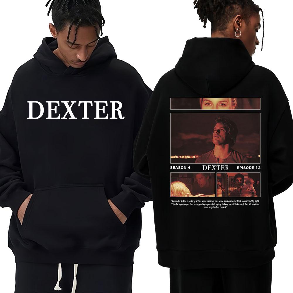 

TV Play Dexter Morgan Classic Hoodie Men Women Vintage Fashion Popular Sweatshirt Oversized Fleece Casual Sportwear S