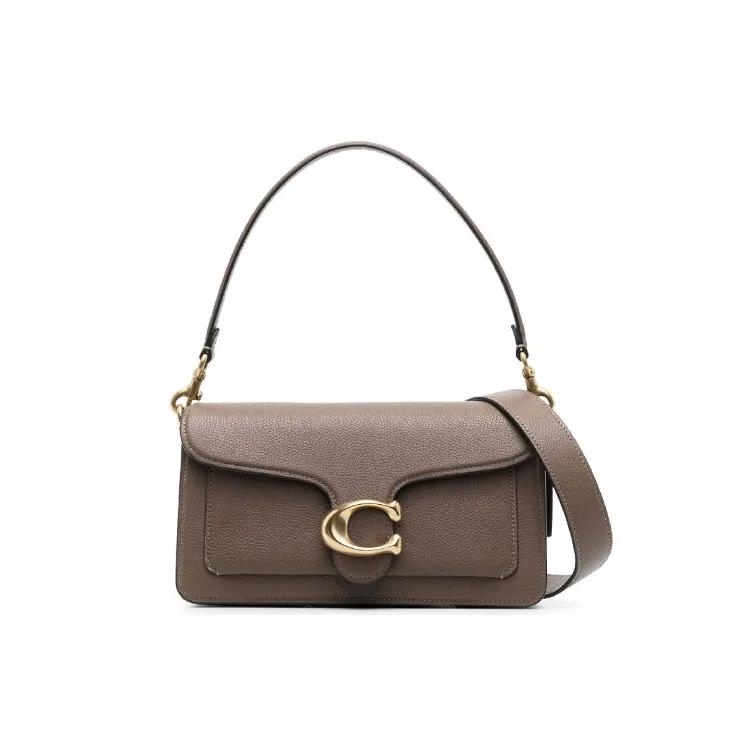 COACH Tabby Polished Textured Leather Handbag