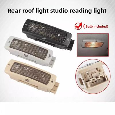 Rear Reading Map Dome Light Ceiling Lamp 3B0947291 Black 3B0947291B for Golf Passat 1998-2005 Beetle Bora Superb