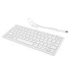 USB-Tastatur mit Kabel 78 Tasten Kompakte leise Tastatur für PC Laptop Tablets Desktop-Computer