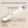 Fleckenentfernungsbürste 3 in 1 Rotierende Reinigungsbürste Kunststoff 360° Reinigung Spaltbürste mit Düse mit Clip Badezimmerbürste Spüle
