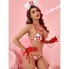 Sexy Three-point Nurse Outfit, Erotic Underwear COSpay Game Outfit, Role-playing Small Nurse Outfit