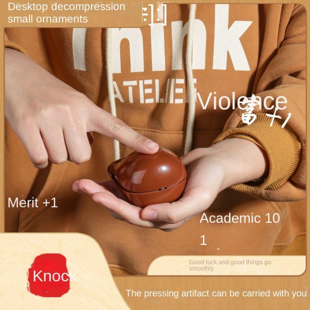 

Merit +1 Electronic Wooden Fish Electronic Wooden Fish Keychain Creative Accumulation Artifact