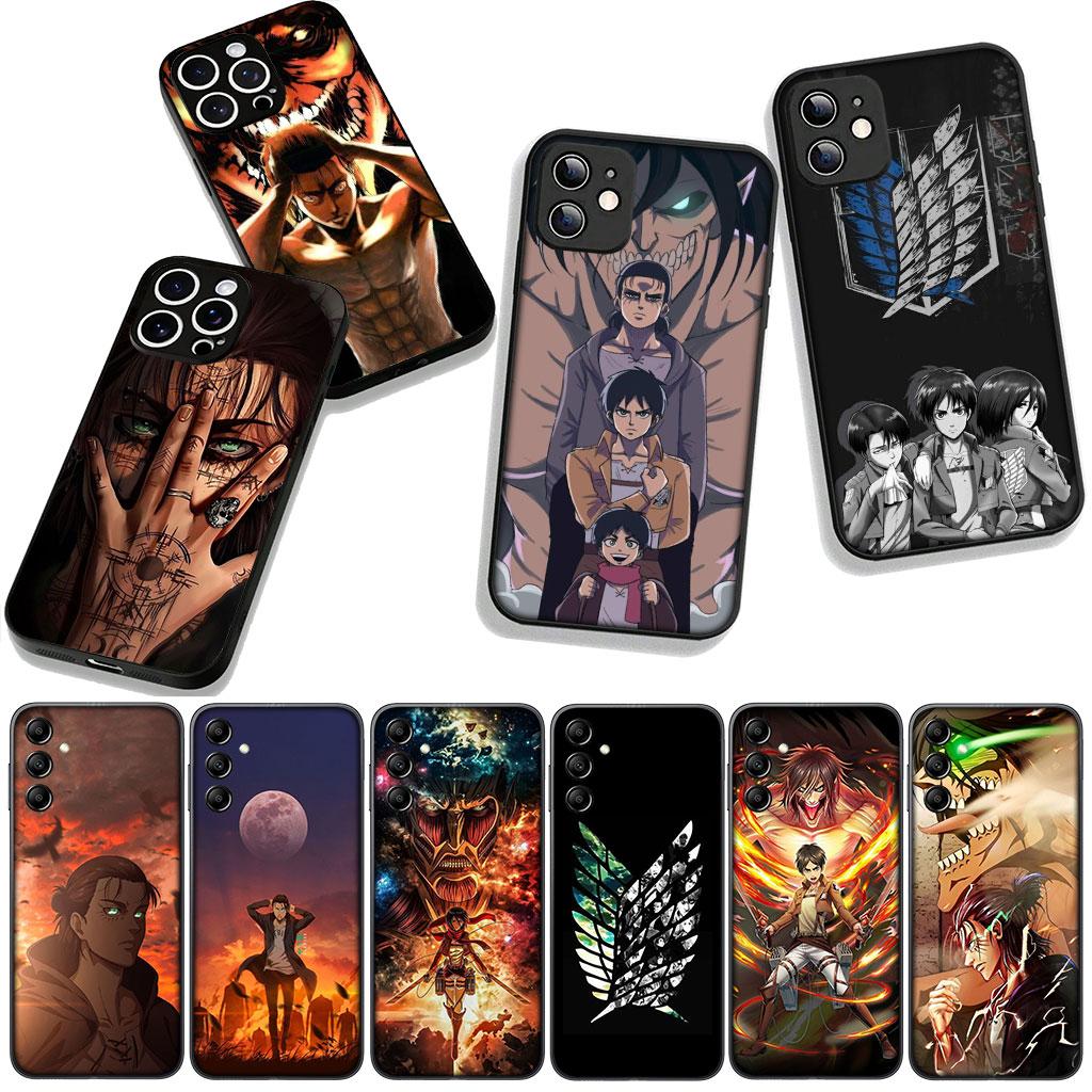for Motorola Moto G04 G13 G14 G22 G23 G20 G32 G34 G35 G64 G82 G84 G53 G60 G72 E14 E15 E13 Case Eren Jaeger Attack Levi On Titan