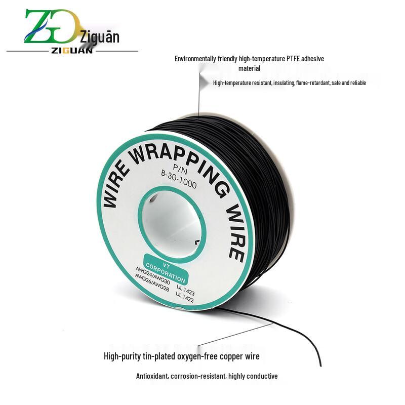 ZIGUAN 30AWG OK Laidas Vienagyslis Varis PCB Šuoliams, 250m
