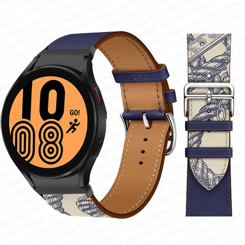 20mm Armband für Samsung Galaxy Watch 6 4 classic/5 Pro 44mm 40mm 47mm 43mm 45 Ohne Lücken Lederarmband Correa Galaxy Watch 6 Armband