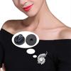 50pcs/100pcs Rubber Brooch Buckle Button Clasp Pin Backs Clutch Care Cap Nail Tie Back Stoppers Squeeze Badge Holder Jewelry Accessories