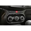 For Jeep Renegade 15 16 17 Glossy Chrome Console AC Button Control Frame Trim