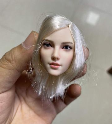 [TOYBARJAPAN] 16 Scale SUPER DUCK SDH036 White Hair Western Beauty Female Head for Figures (Body and Clothes Not Included)