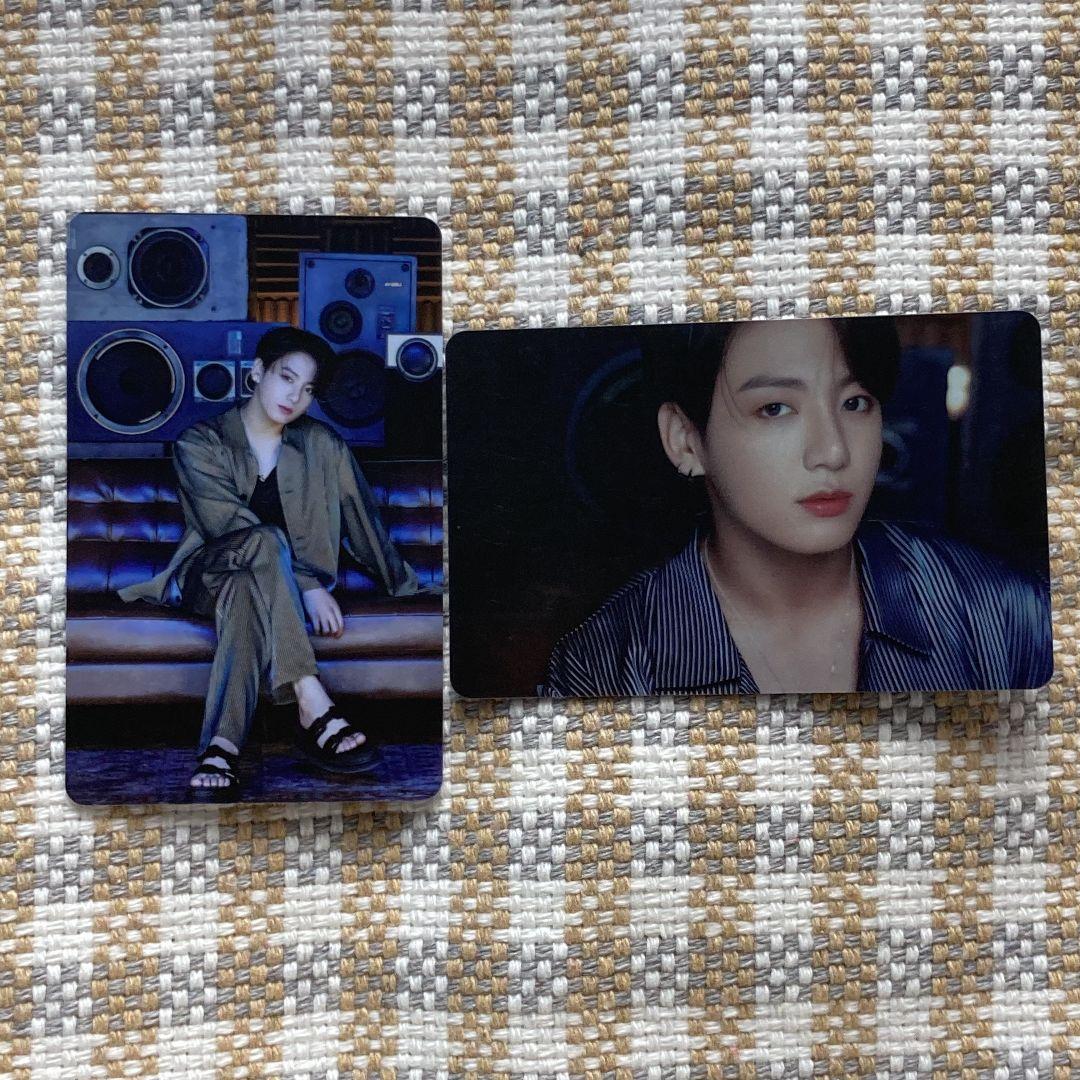 

[USED] BTS Jungkook JK BE Unreleased Lucky Draw Trading Cards (2 Cards)