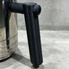 Coffee-Machine Milk Pitcher Handle Replacement, Black PLA Cylindrical Grip and Right-Angle Form for a Worn or Damaged Pitcher Handle
