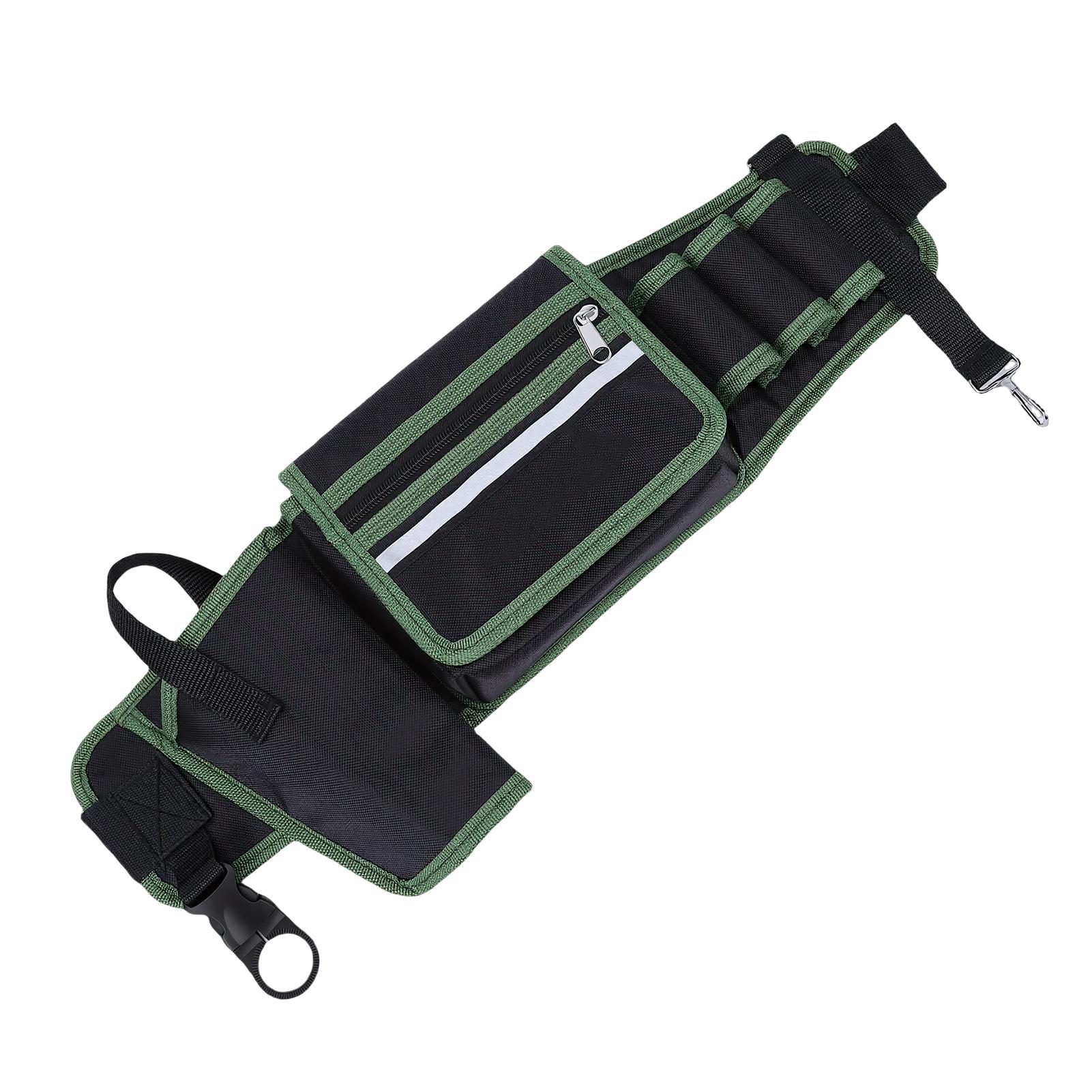 Tool Belt Multi Functional 1680D Oxford Fabric Adjustable Waist Tool Pouch for Repair Electrical Work