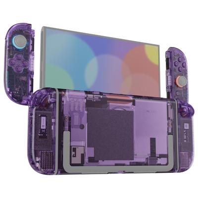 EXtremeRate DIY Ersatzschale Tasten für Nintendo Switch Custom Komplettset mit Rückplatte und Controller-Gehäusetasten für Switch 2 Deluxe