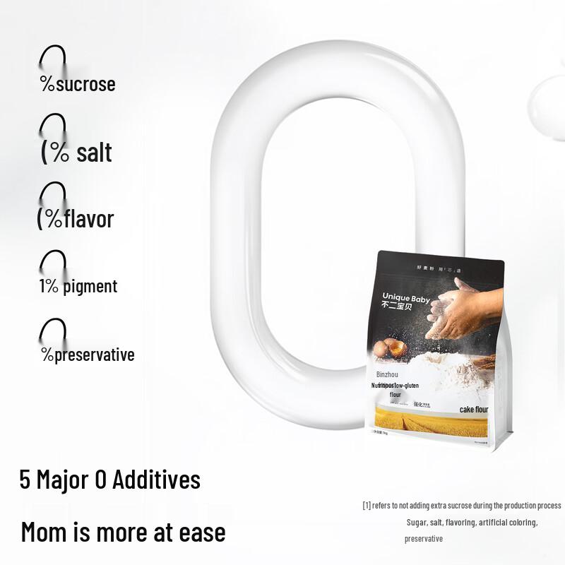 Fuer Baby 0 Sodium High Calcium Low Gluten Flour, 1kg