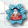 Christmas Gifts Santa Claus Fridge Magnets Home Decoration Snowman Moose Elk Fridge Stickers Children Presents