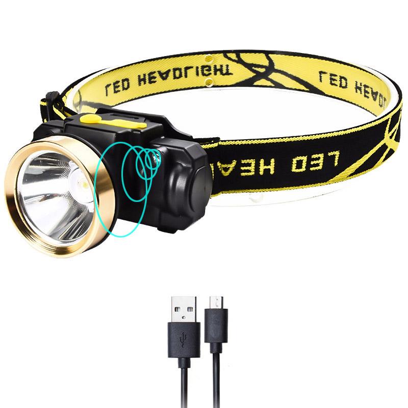 LED Headlamp Mini IR Sensor Headlight Induction Usb Rechargeable Bicycle Riding Lantern Flashlight Head Torch Litwod Lithium Ion
