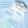 USB Rechargeable Desktop Fan, Portable Mini Table Fan, Strong Wind Ultra‑Quiet Personal Fan for Dorm Home Office
