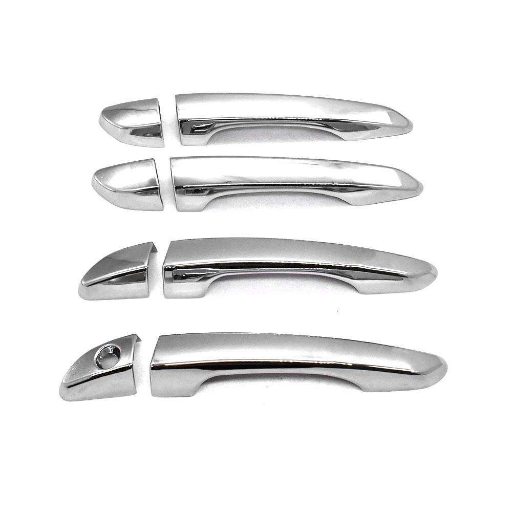 For Hyundai Tucson 2015 2016 2017 2018 2019 2020 Car Carbon Fiber Style Exterior Door Handle Moulding Cover Trim Decor ABS Auto