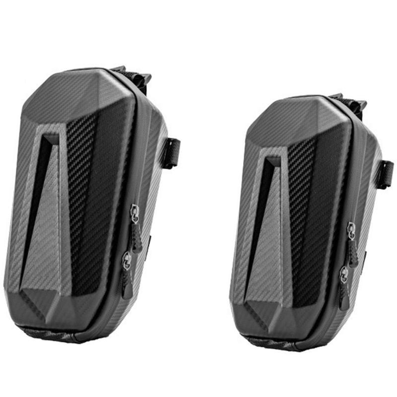 High Capacity Hard Case Waterproofed Handlebars Bag For Electric Scooters Bikes Folding Cycles Secure Storage