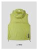 Apostrophe Comma Glossy Windbreaker Utility Hooded Zip-Up Vest_Beige