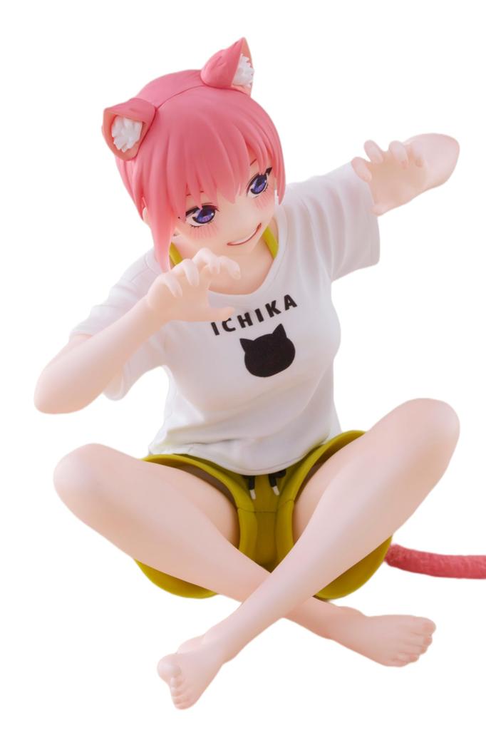 The Quintessential Quintuplets Desktop Cute Figure Nakano Ichika Cat Room Wear 2-Original Ver.-
