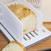 Bread Slicer Homemade Bread Slicing Guide Adjustable Multifunctional Manual Foldable Cutting Tray for Kitchen Home Shop Toast