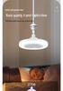Nordic E27 Remote Control Fan Chandelier with Universal Mesh Cover