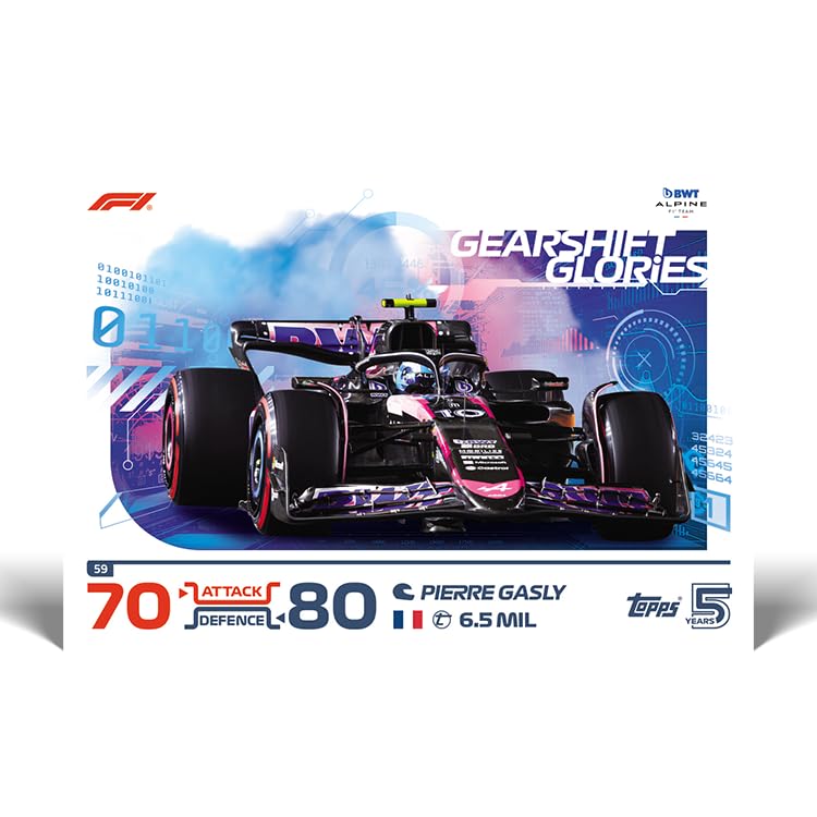 Topps Turbo Attax Formula 1 2024 Mega Multi Pack Includes 39 Turbo Attax Cards and 2 Limited Edition One - - Cards, Size.