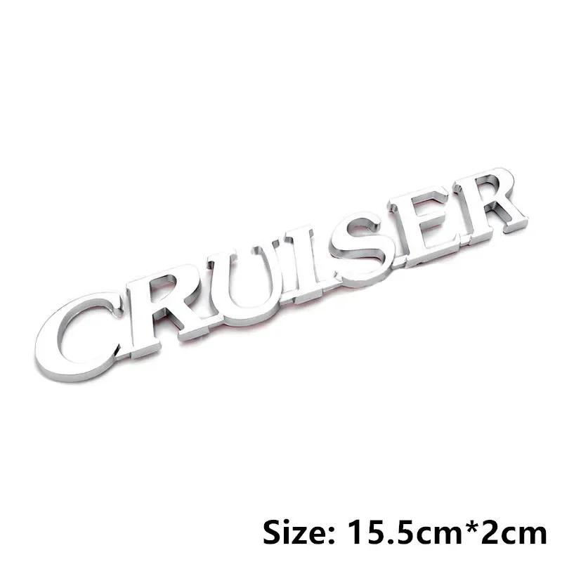 1Pc ABS Car Rear Trunk Sticker Decoration for Land Cruiser Prado Landfree VX TX TX.L VX.L 5.7 V6 V8 GXR VXR VXS VXRi GXRi