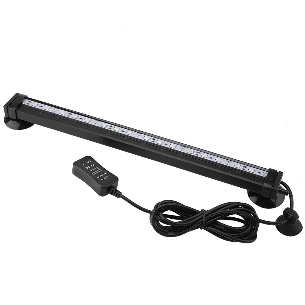 Fish Bubble Light Underwater Led Light with Remote Control Aquarium Light Kit 16cm