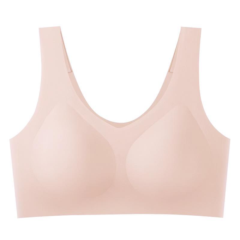 Women's Seamless Cloud Vest: Comfortable, Breathable, One-Piece No-Steel Sports & Sleep Bra