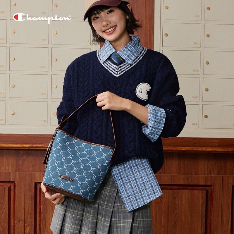 Champion Denim Bucket Crossbody Bag