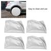 4Pcs 27  29  Wheel Tire Tyre Silver Protection Cover for Car Jeep RV SUV Truck Trailer