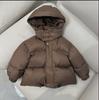 Childrens Cotton Jacket Autumn and Winter Fashion Warm and All-match Fashionable and Casual Hooded Cotton Jacket