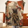 Couverture jetée en flanelle I-Inuyasha, Légère et douillette, Durable, Lavable, Mignonne, Cool